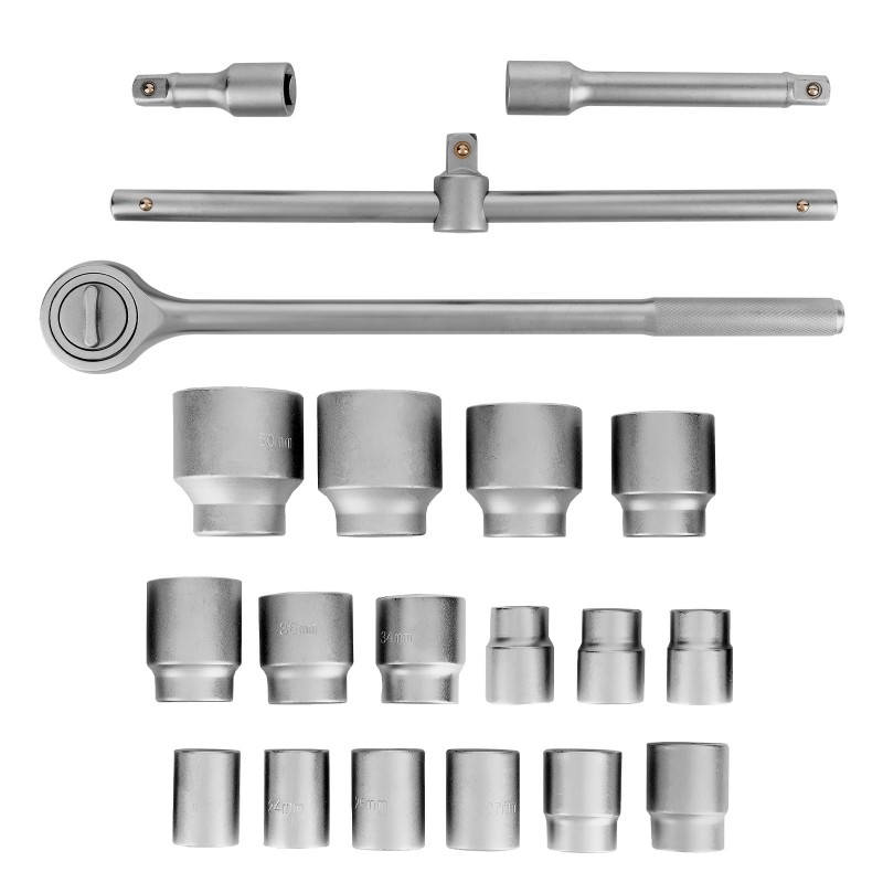 Комплект инструменти MTX,  20 части, 3/4", вложки 19-50 мм, метален куфар