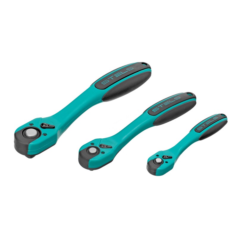 Комплект инструменти Stels,  151 части, Cr-V, стомана S2, 1/4", 3/8", 1/2", усилен куфар