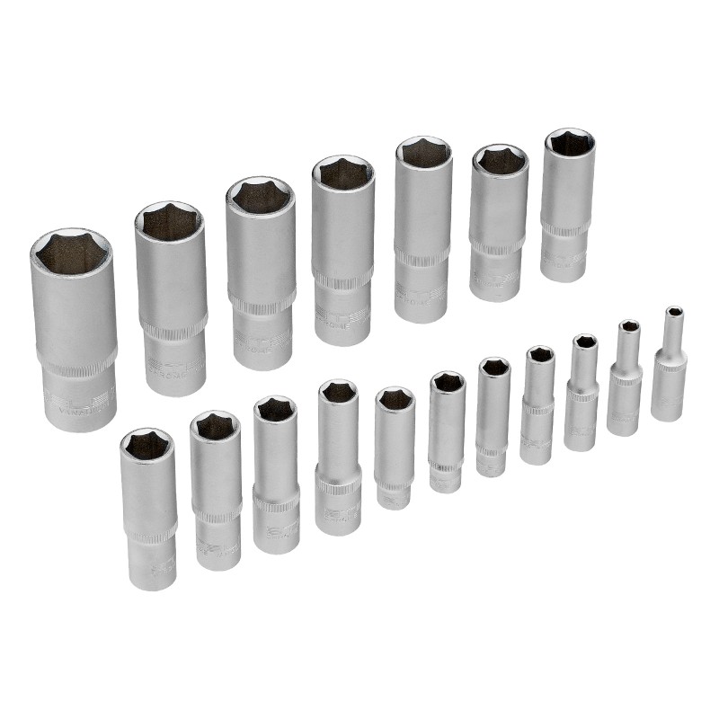 Комплект инструменти Stels,  151 части, Cr-V, стомана S2, 1/4", 3/8", 1/2", усилен куфар
