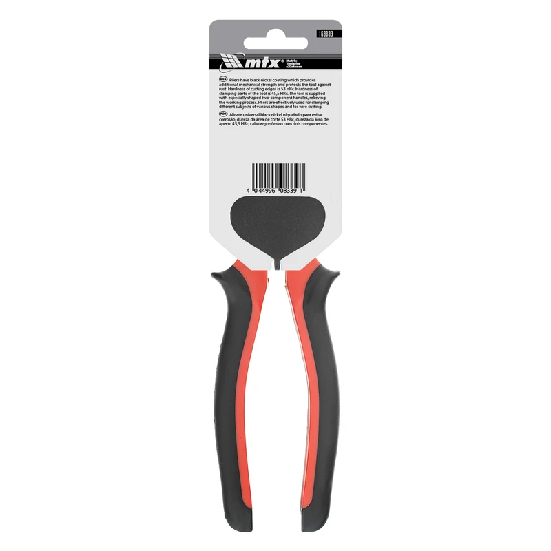 Клещи MTX, комбинирани Black Nickel, 200 мм, двукомпонентни дръжки