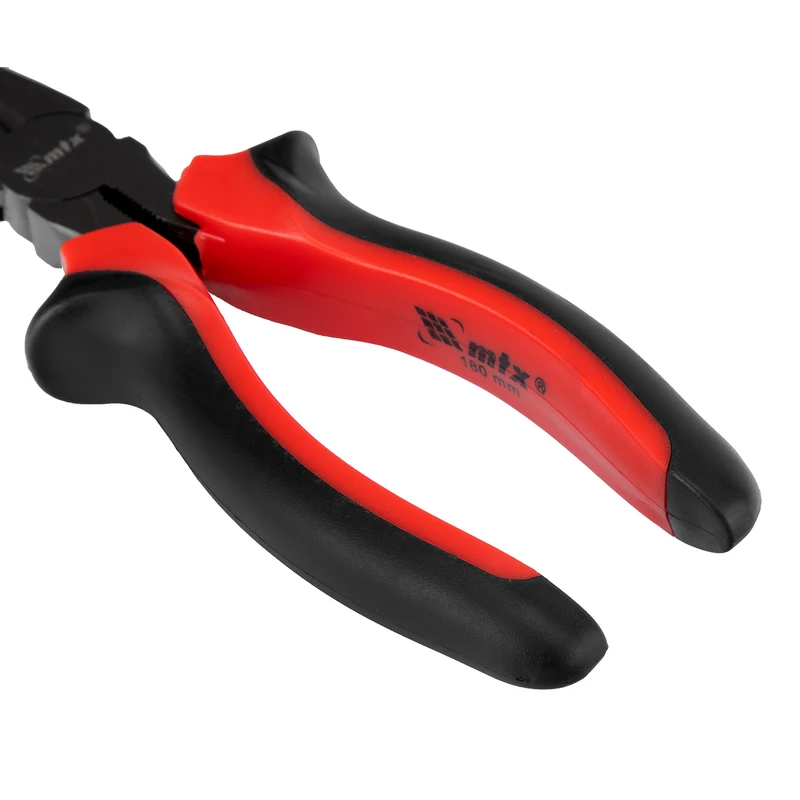 Клещи MTX, с удължени полукръгли извити челюсти Black Nickel, 180 мм, двукомпонентни дръжки