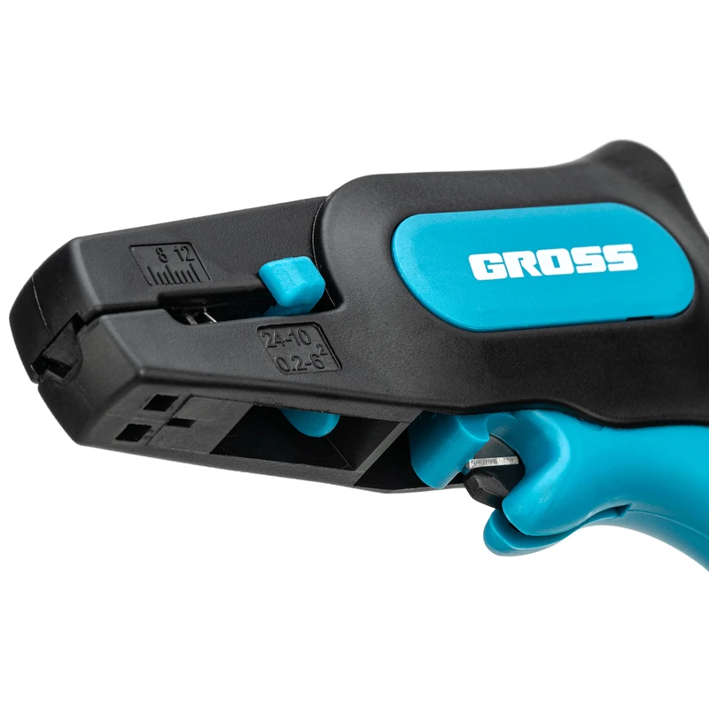 Клещи Gross, за почистване на кабели 0,2-6 мм2 (10-24 AWG), острие: неръждаема стомана