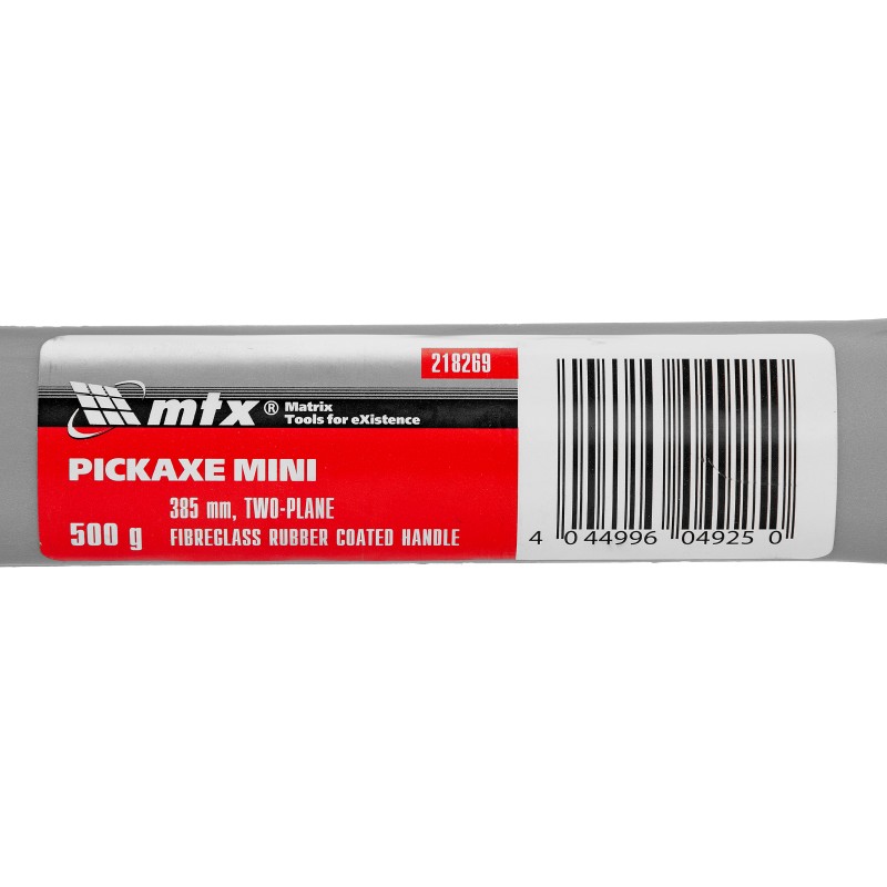 Кирка MTX, Mini, 500 гр, дръжка фибростъкло гумирана, 385 мм