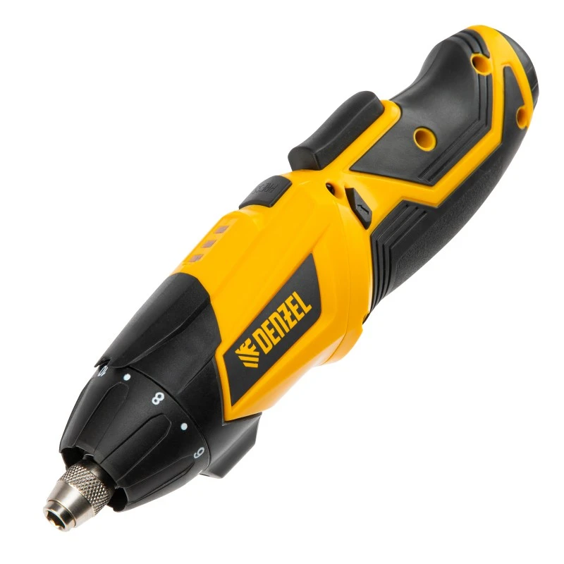 Отвертка Denzel, акумулаторна, CSL-3,6-01, Li-Ion, 3,6 V, 1,3 Ah, с аксесоари