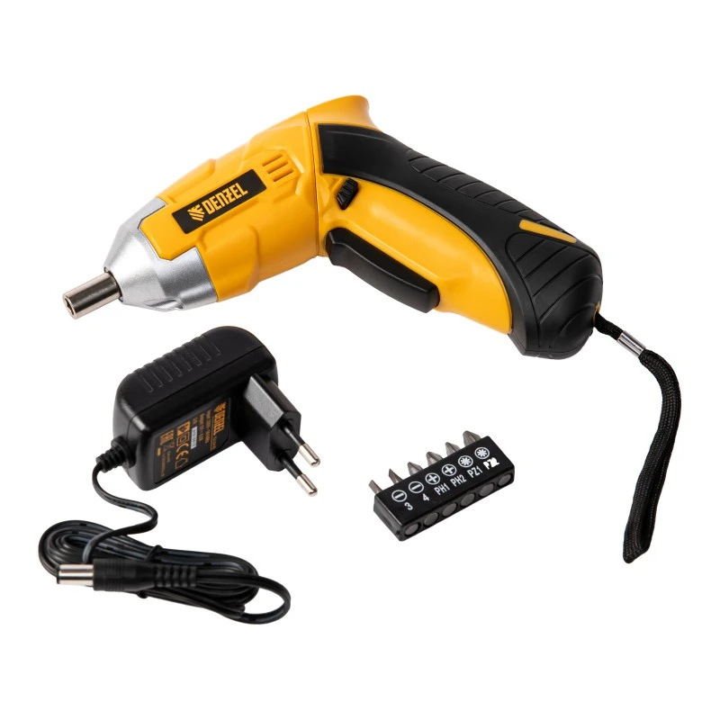 Отвертка Denzel, акумулаторна CSL-3,6-02, Li-Ion, 3,6 V, 1,3 Ah, в блистер