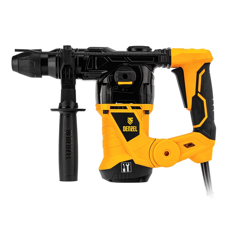 Перфоратор Denzel, електрически, RHV-1250-30, SDS-plus, 1250 W, 5 J, 3+1 режима