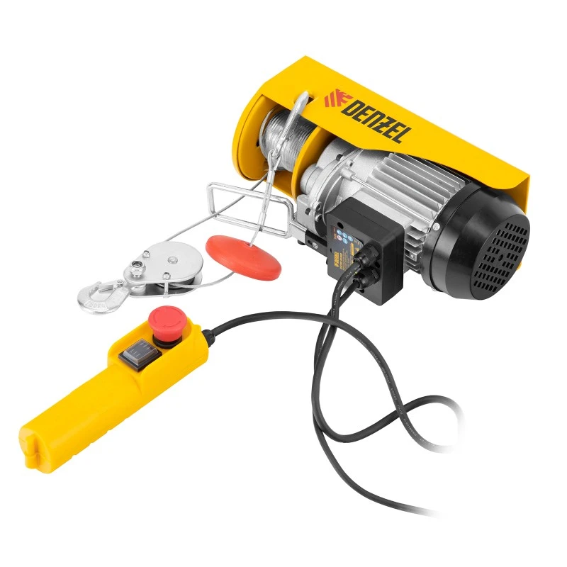 Телфер Denzel, електрически, TF-250, 0,25 т, 540 W, височина 12 м, 10 м/мин