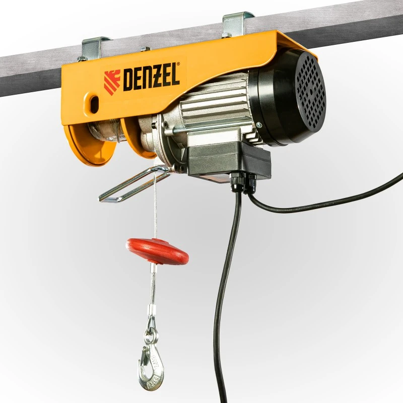 Телфер Denzel, електрически, TF-250, 0,25 т, 540 W, височина 12 м, 10 м/мин