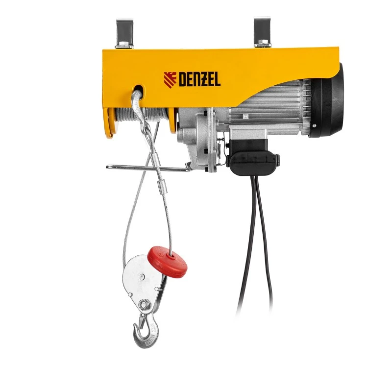 Телфер Denzel, електрически, TF-1000,1 т, 1600 W, височина 12 м, 8 м/мин