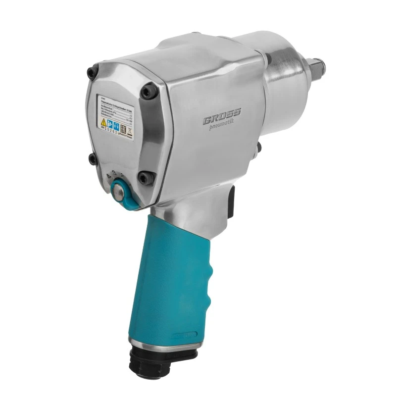 Гайковерт Gross, пневматичен, ударен, G1260,1/2",Twin Haммer, 813Nm, 7000 об/мин