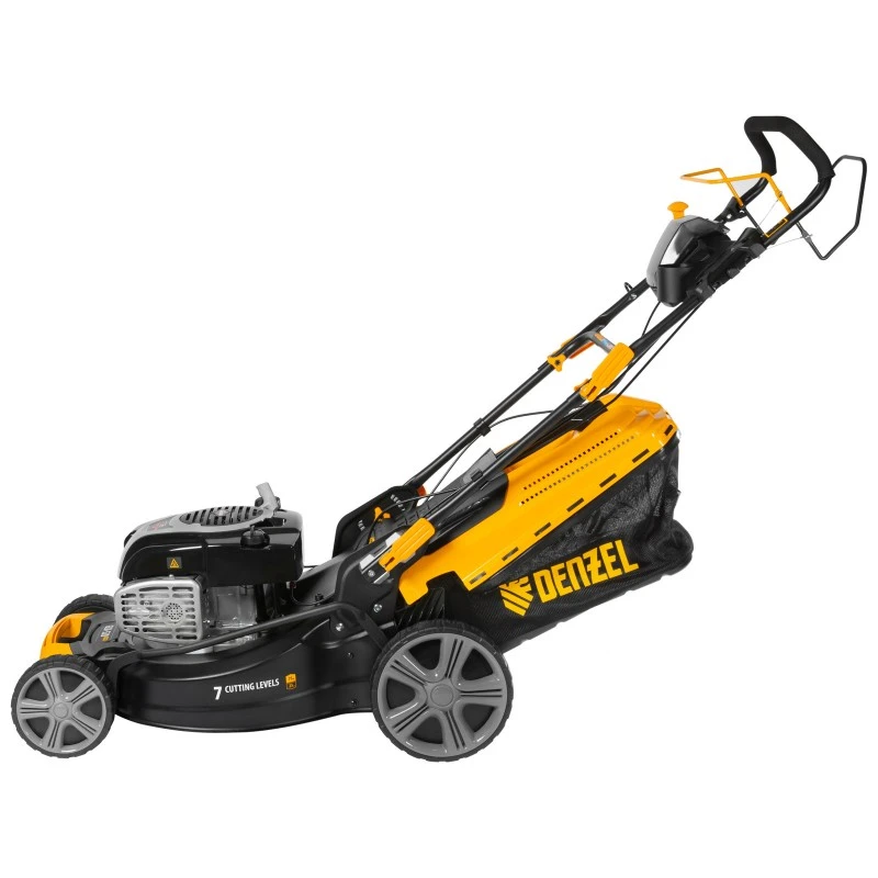 Косачка Denzel, за трева, бензинова, GLD-520SP-BS, 161 куб. см., BRIGGS STRATTON, 520 мм, самоходна, 60 л