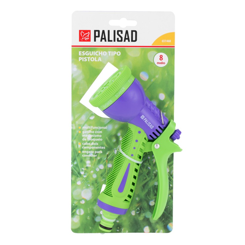 Пистолет за поливане Palisad,  8 функции, пластмасов
