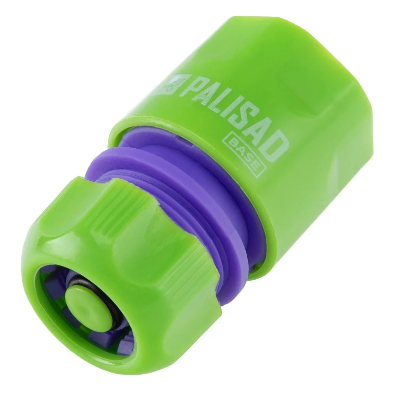 Комплект за свързване на маркуч Palisad, 1/2", струйник, 3 адаптера, PVC