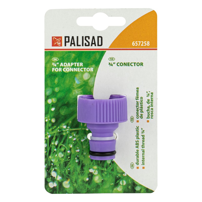 Адаптер за маркуч Palisad, за кран, вътрешна резба  3/4", пластмасов