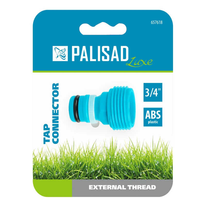 Адаптер за маркуч Palisad, с външна резба 3/4", LUXE