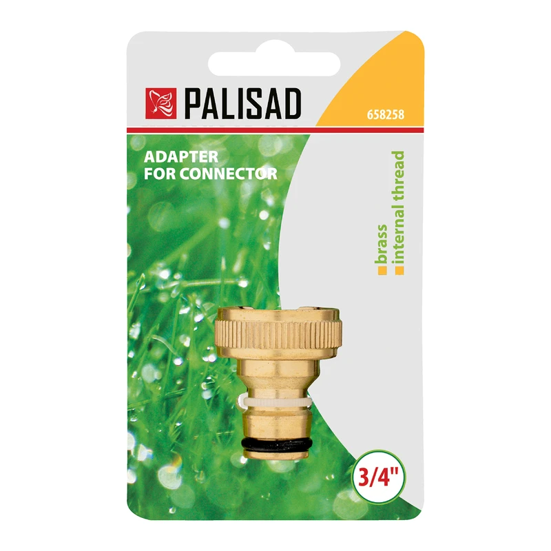 Адаптер за маркуч Palisad, за кран, вътрешна резба  3/4", месингов