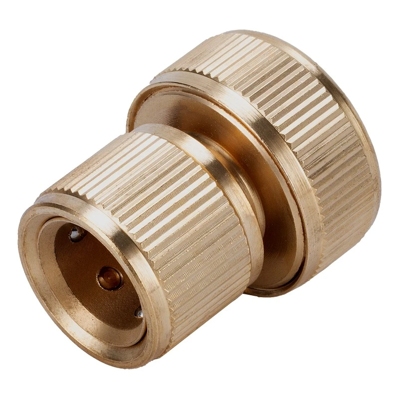Съединител за маркуч Palisad, 3/4", бърза връзка, месингов