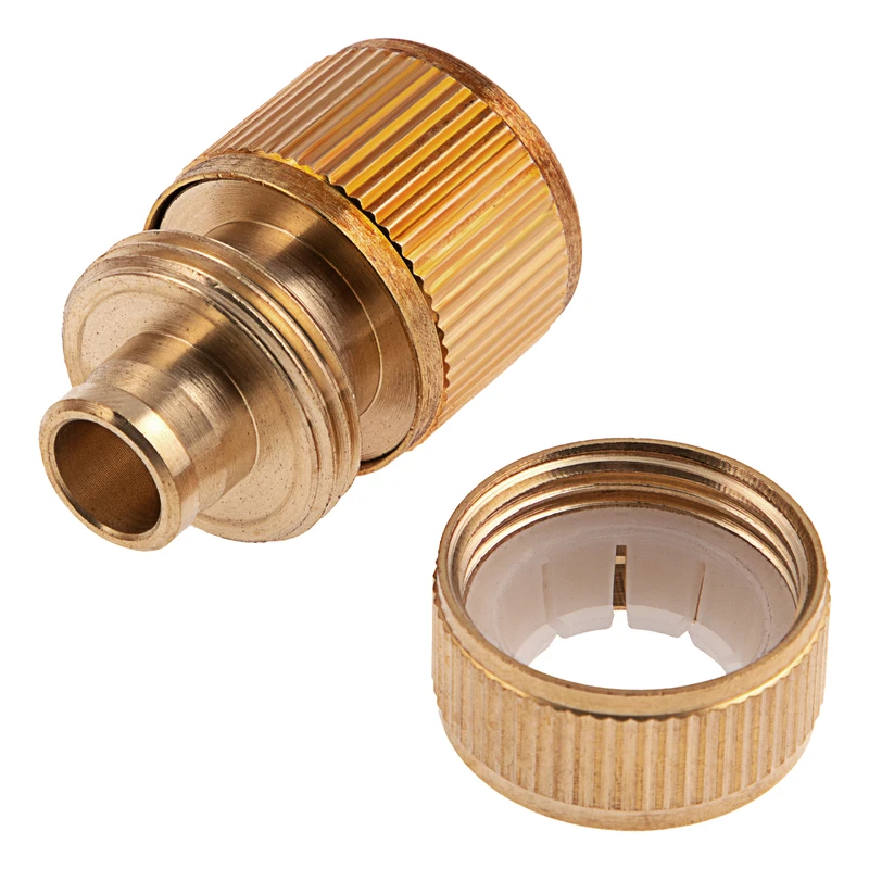 Съединител за маркуч Palisad, 1/2", бърза връзка, месингов