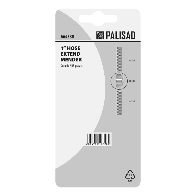 Муфа за маркуч Palisad, 1", пластмасова