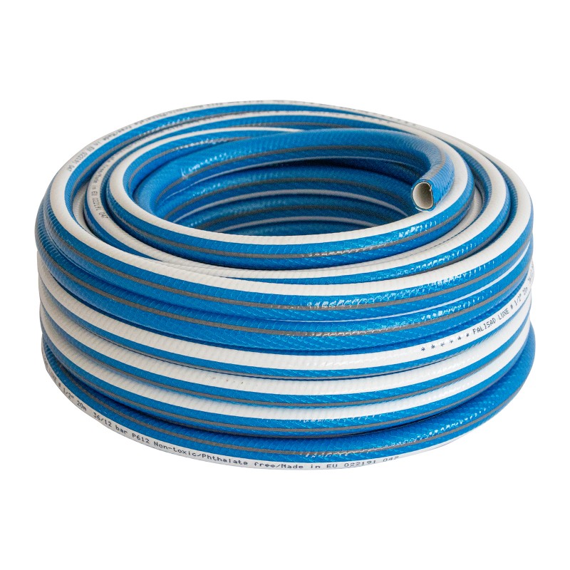 Маркуч Palisad, за поливане, подсилен, 1/2 ", 20 м, 6-слой, без фталати, син, Luxe