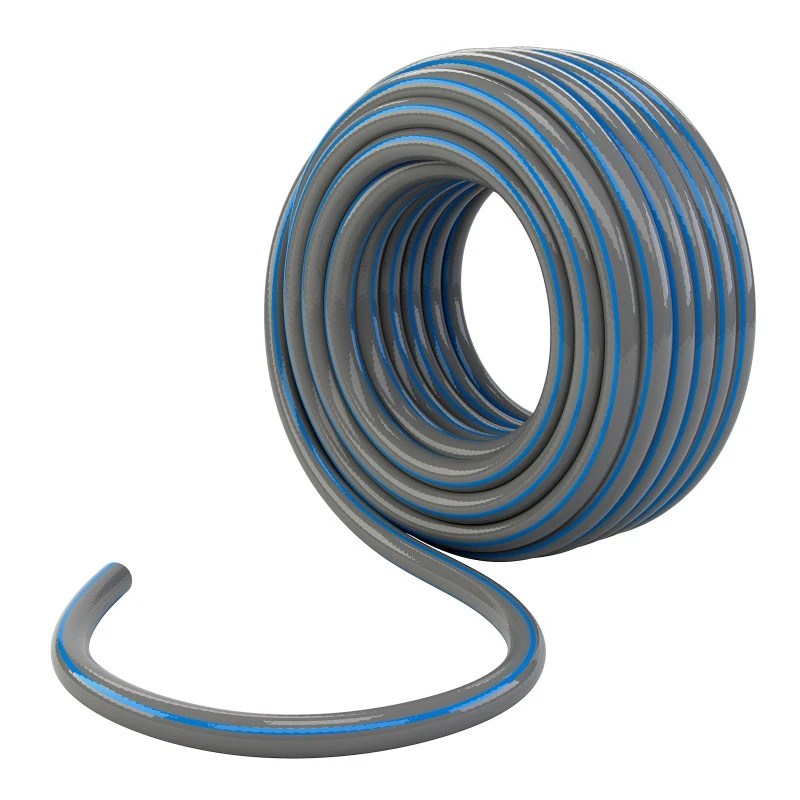 Маркуч Palisad, за поливане, подсилен, 3/4 ", 20 м, 4 слоя, без фталати, сив