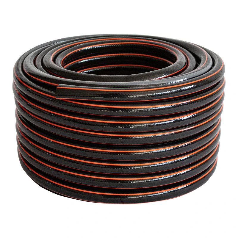 Маркуч Palisad, за поливане, подсилен, 1/2 ", 30 м, 4 слоя, без фталати, черен