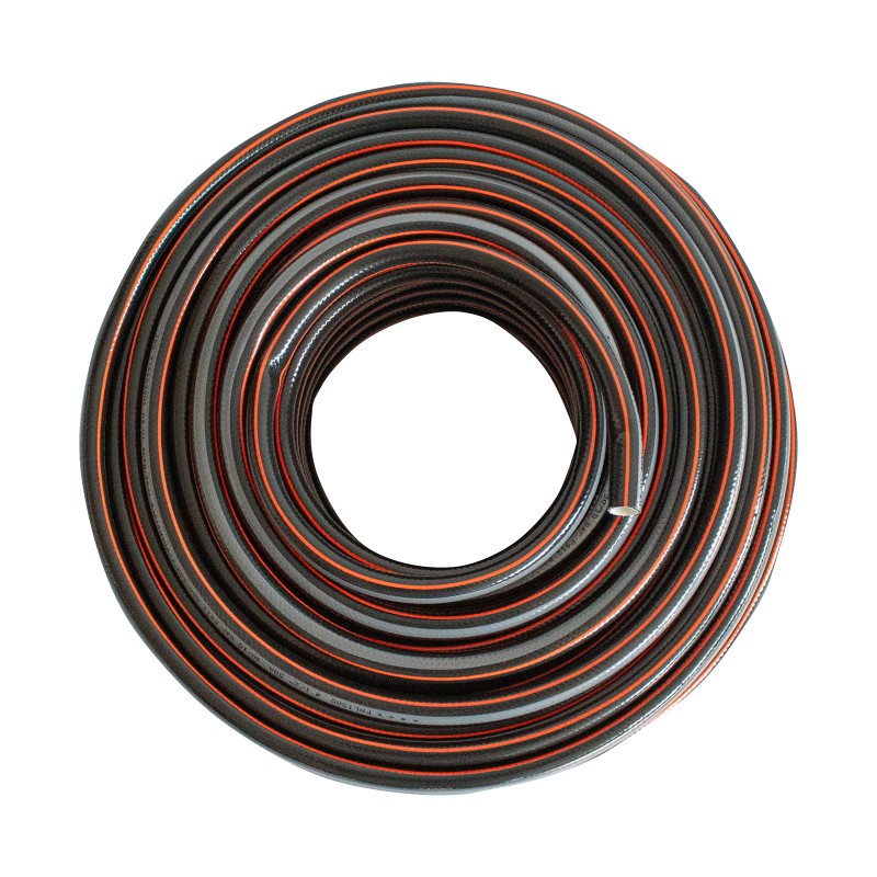 Маркуч Palisad, за поливане, подсилен, 1/2 ", 50 м, 4 слоя, без фталати, черен