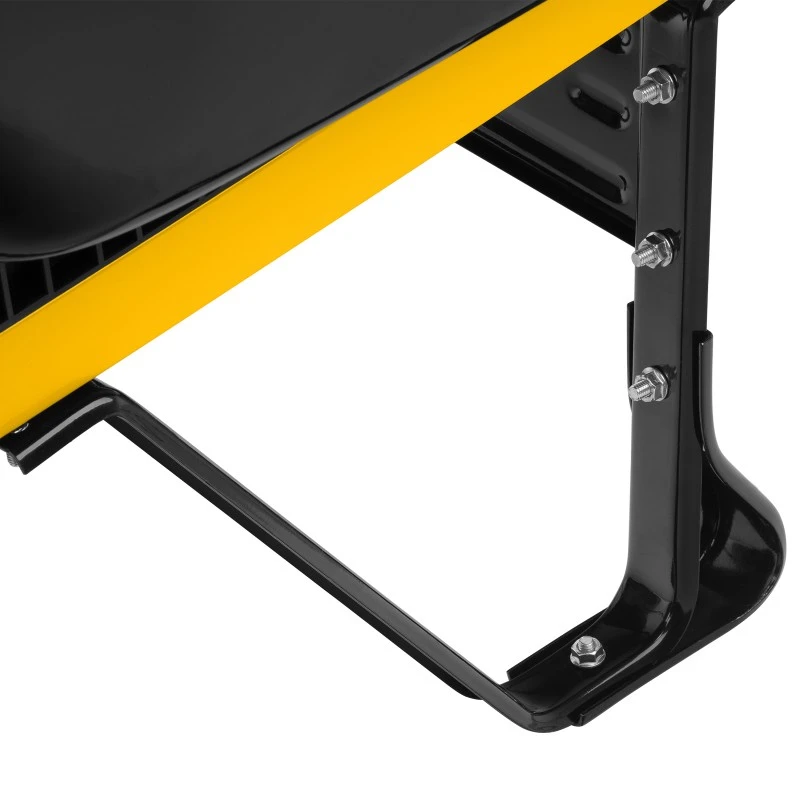 Количка Denzel, строителна, усилена, товароподемност 250 кг, обем 140 Л, 2 колела, колело 15х6.00-6