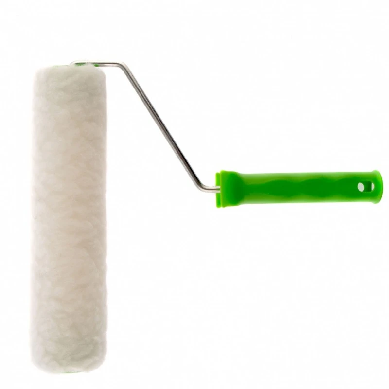 Валяк Сибртех, бояджийски, с естествен косъм, 250 мм, влакно 12 мм, D 48 мм, дръжка D 6 мм