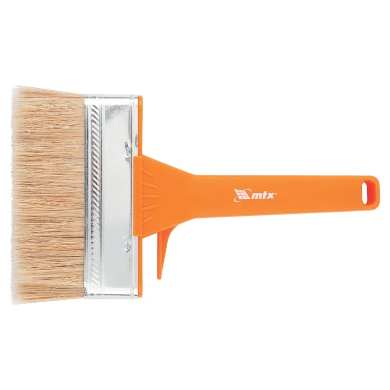Четка MTX, плоска за фасадни работи, 120х35 мм, естествен косъм, пластмасова дръжка