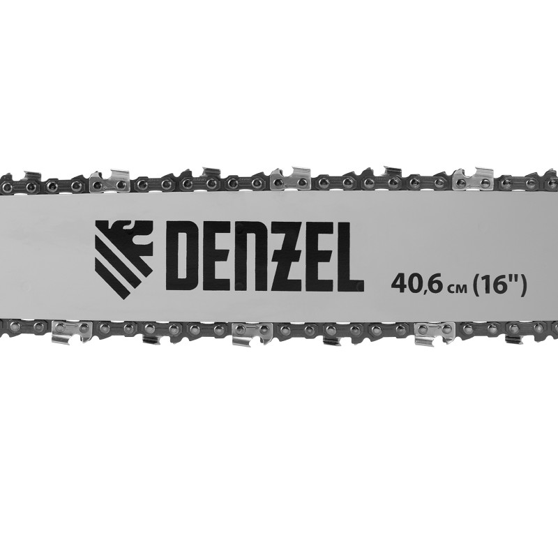 Трион Denzel, електрически, EDS-2000P, 2 kW, напречен, шина 40 см, стъпка 3/8, зъб 1,3 мм, 57зъба