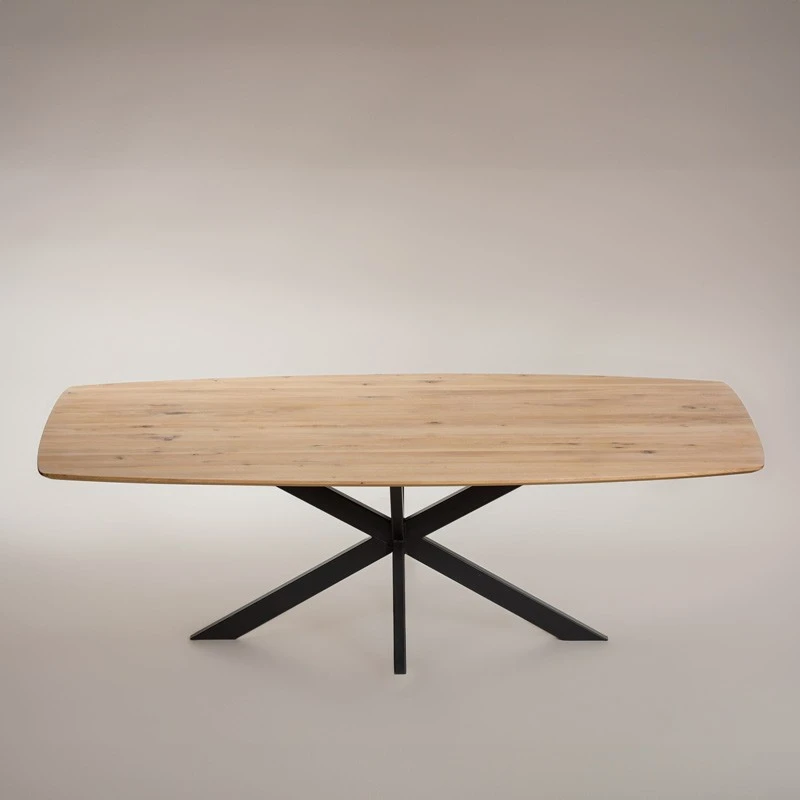 Полу-овална трапезна маса, IPM Timber, 180х100