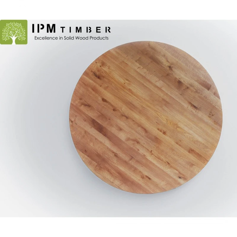 Трапезна маса с кръгла форма, IPM Timber, ф 130х4