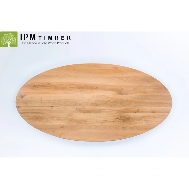 Елипсовидна трапезна маса, IPM Timber, 260х120х3