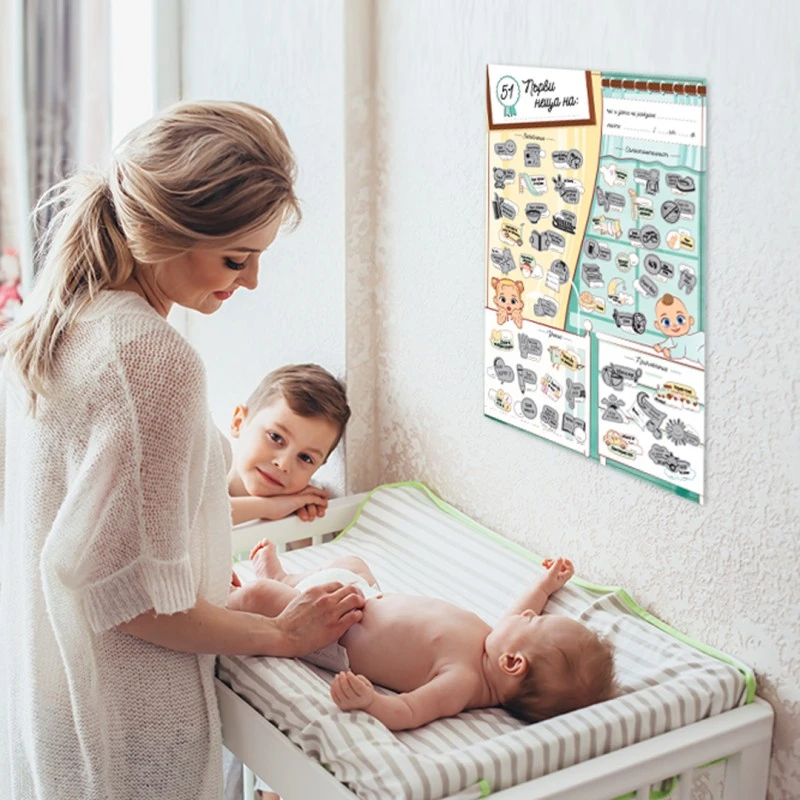 Скреч постер 51 първи неща на моето дете