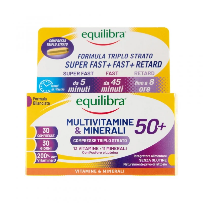 Мултивитамини и минерали 50+, 30 таблетки