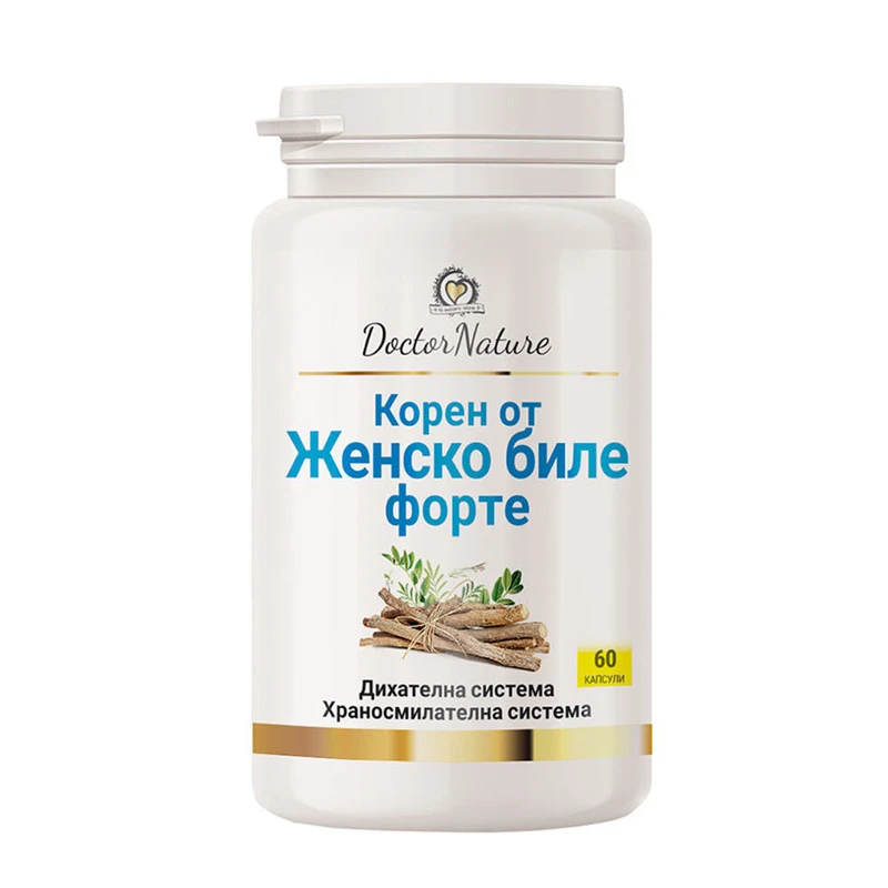 Dr. Nature Корен от Женско биле Форте, 60 капсули