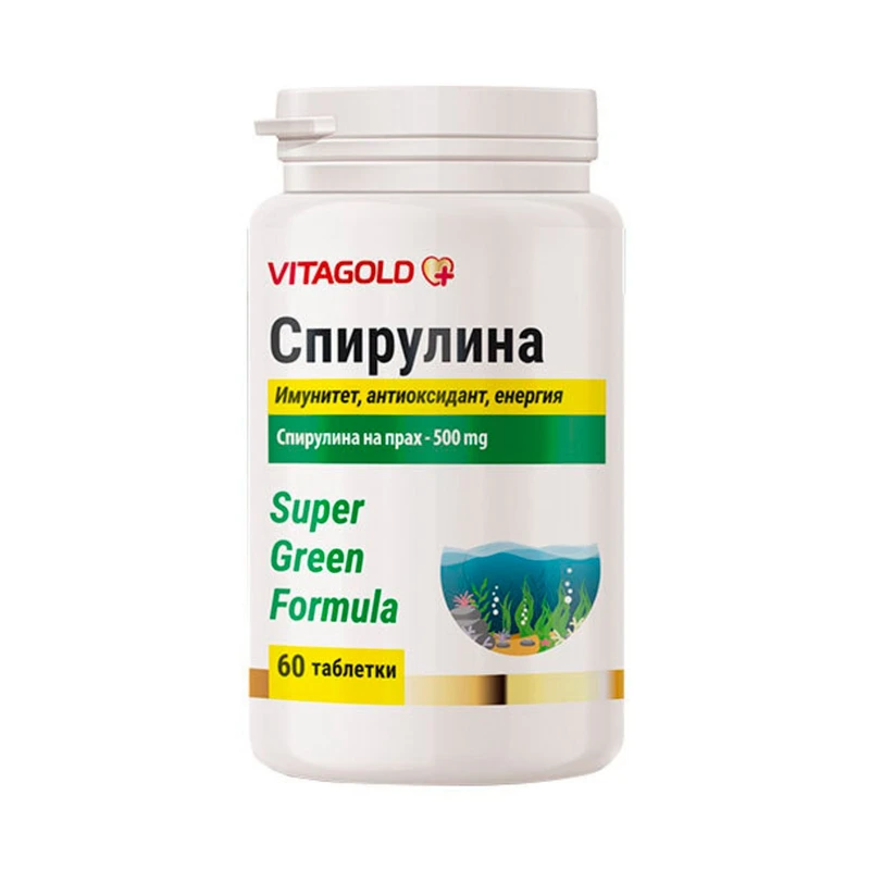 Спирулина – супер водорасли, 60 таблетки