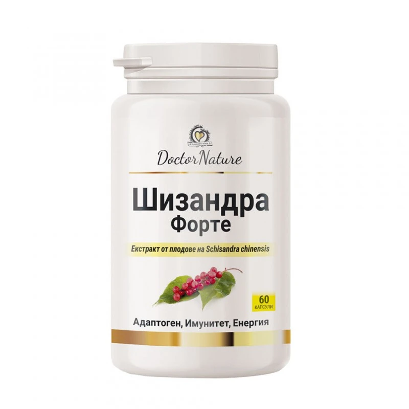 Dr. Nature Шизандра Форте, 60 капсули