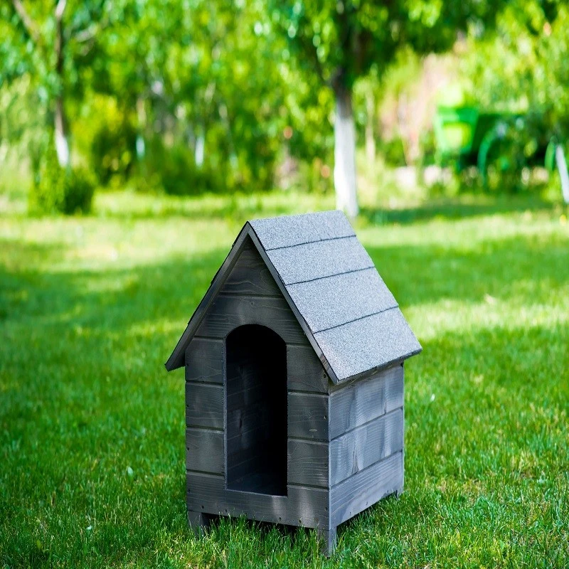 Къща за куче, Дърво, Размер М, Винтидж