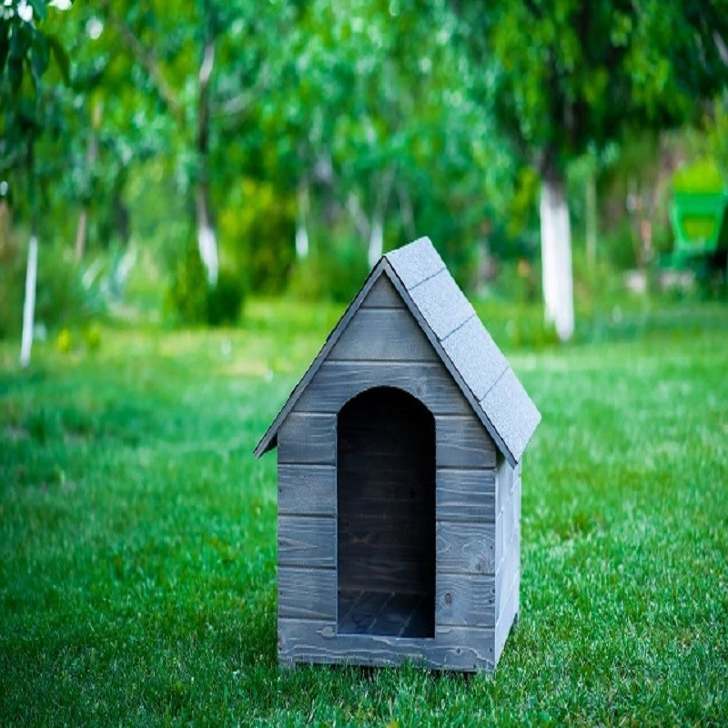 Къща за куче, Дърво, Размер L , Винтидж