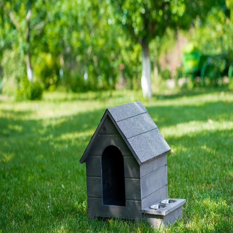 Къща за куче, Дърво, Размер S, Винтидж