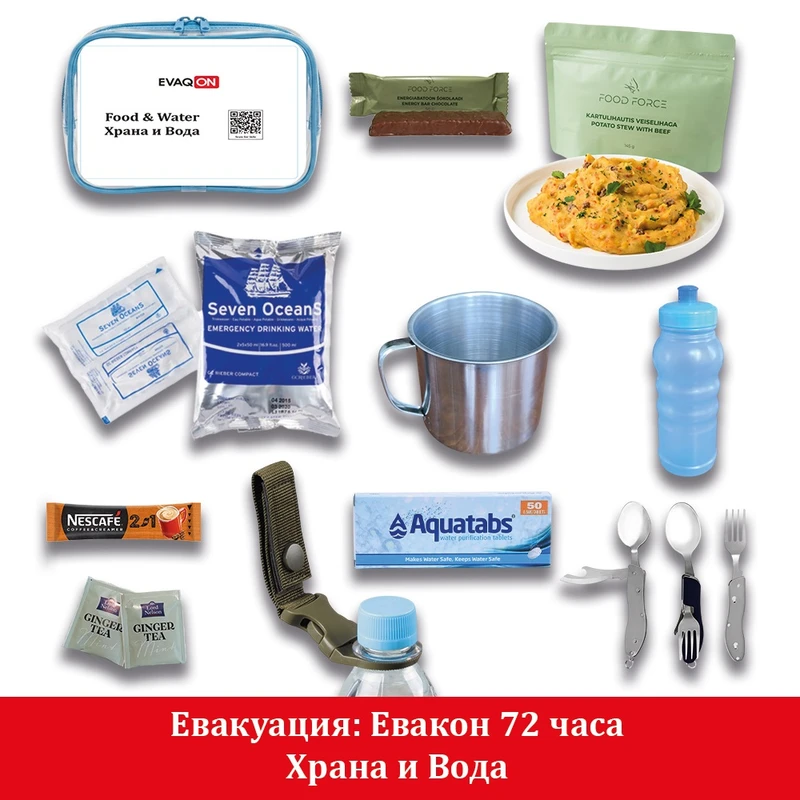 Евакон 72 часа — комплект за готовност при бедствия