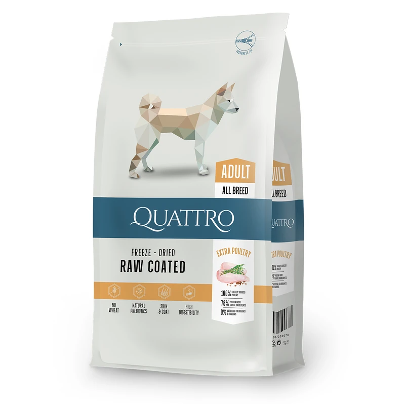 Quattro Adult Extra Poultry, 12 kg