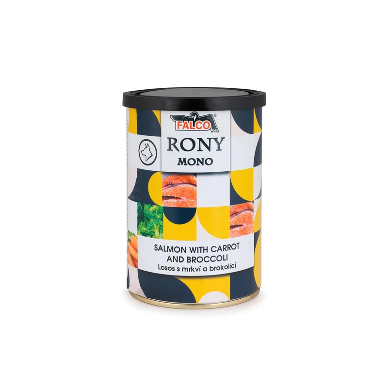 Консерва за кучета Rony Mono, сьомга, 400 г