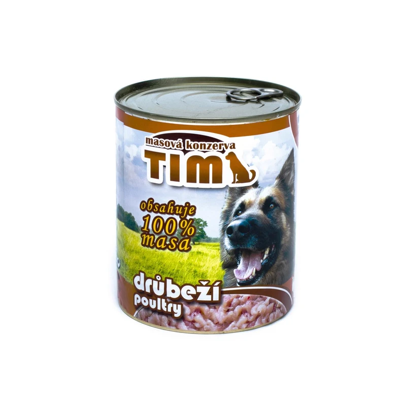 Консерва за кучета Tim, пилешко, 800 г