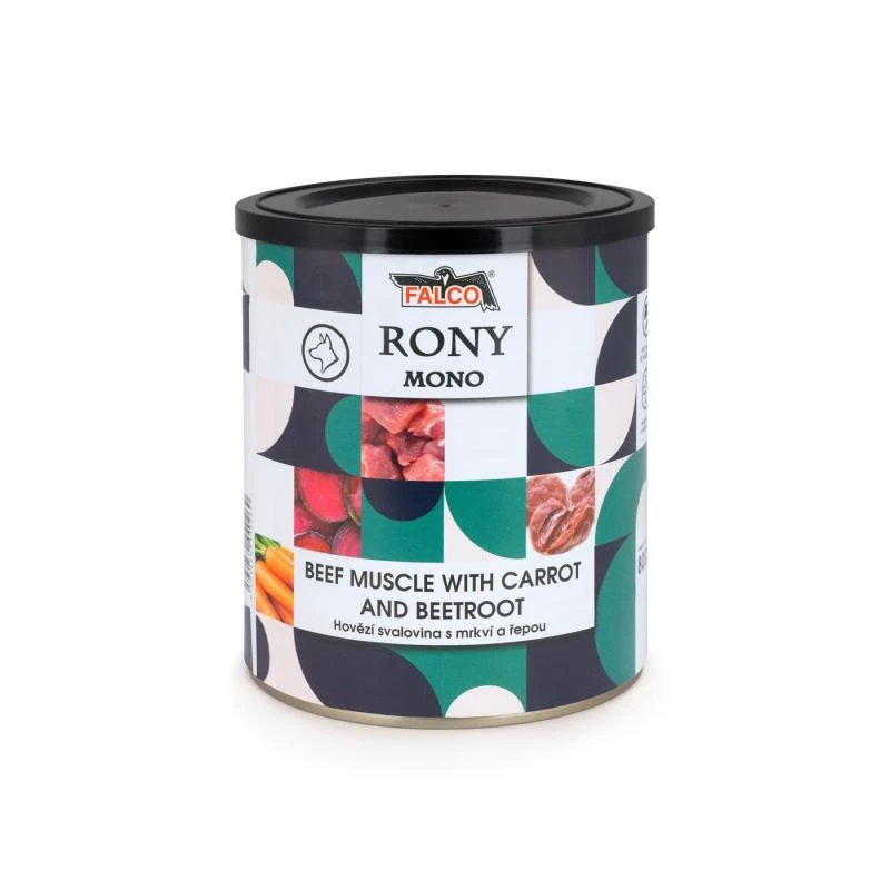 Консерва за кучета Rony Mono, говеждо, 800 г