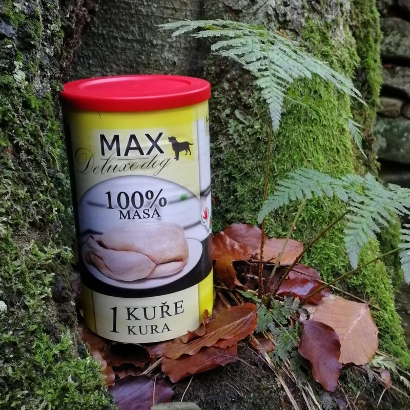 Консерва за кучета Max, пилешко, 1200 г