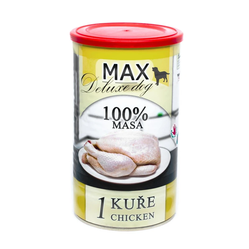 Консерва за кучета Max, пилешко, 1200 г