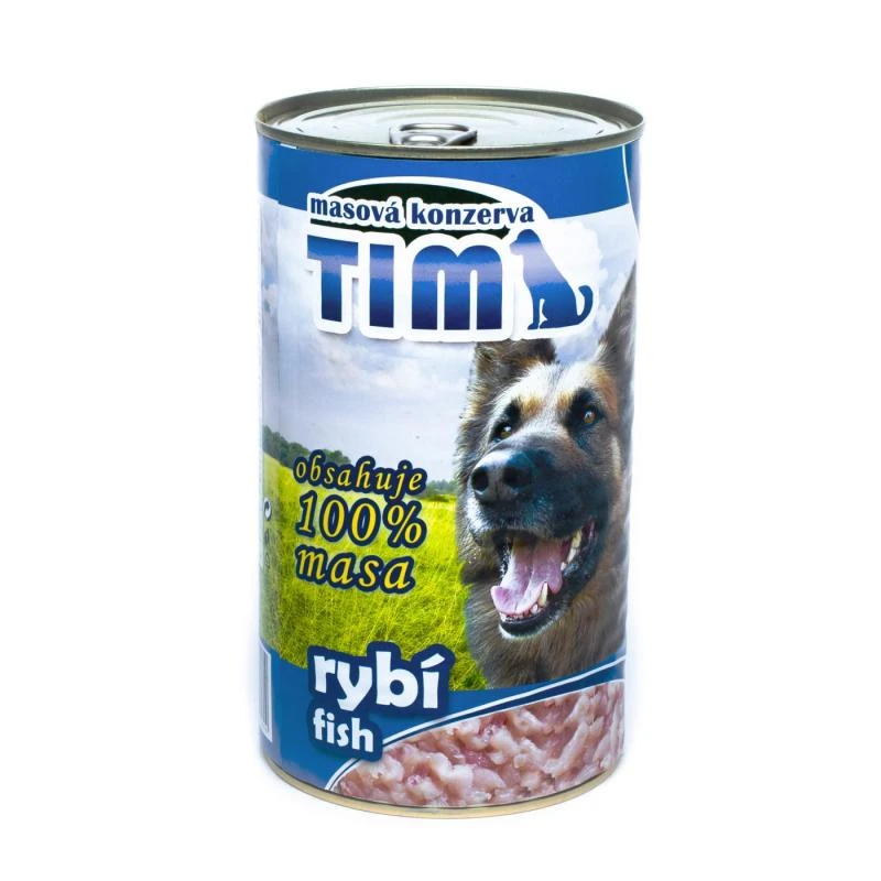 Консерва за кучета Tim, риба, 1200 г